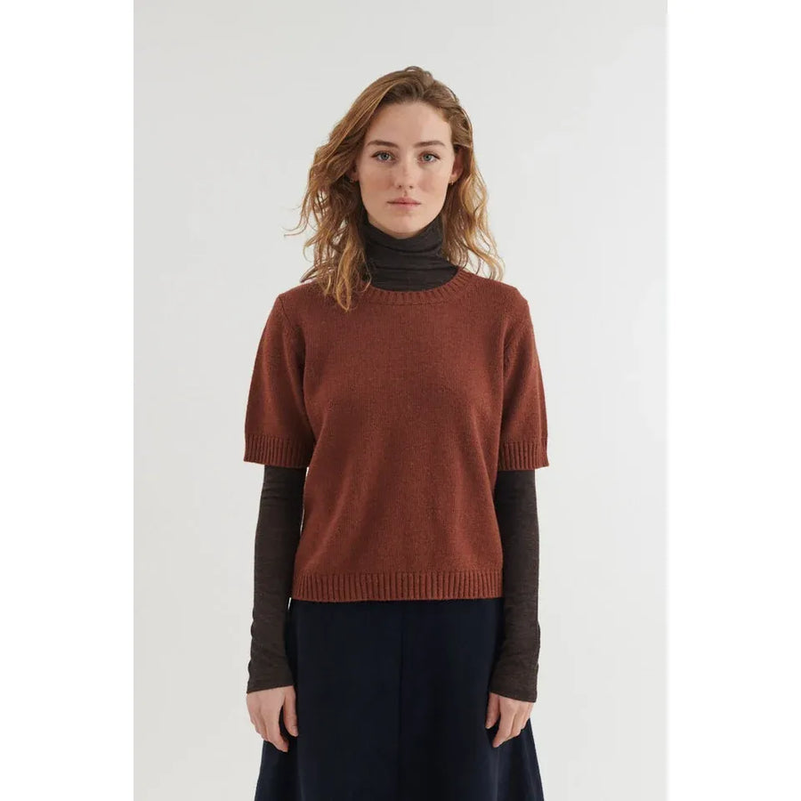 Cady SS O-neck - Tortoise shell