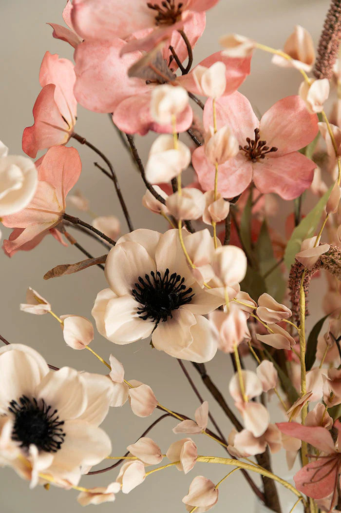 French Anemone Flower H70cm Nude