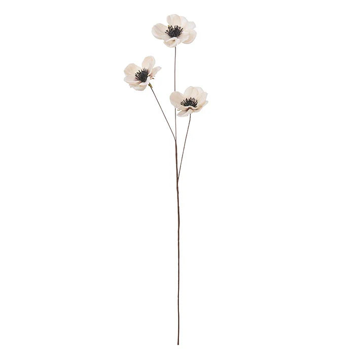 French Anemone Flower H70cm Nude