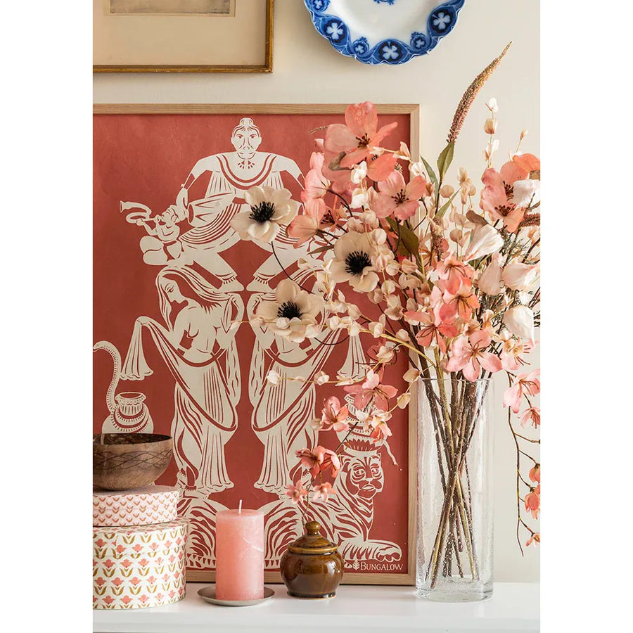 Foxtail Flower H70cm Blush