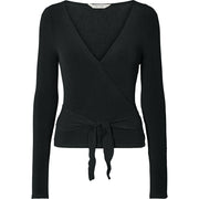 Anne Uld Wrap Top - Black