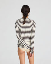 Thyra L/S Sailor Reverse Wool Top