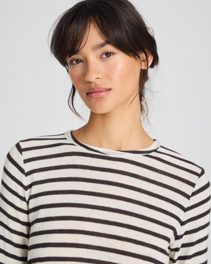 Thyra L/S Sailor Reverse Wool Top