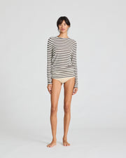 Thyra L/S Sailor Reverse Wool Top