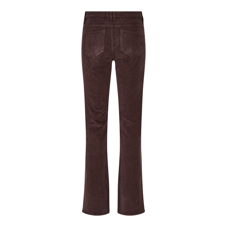 Tara Flare Jeans Baby Cord - Expresso Brown