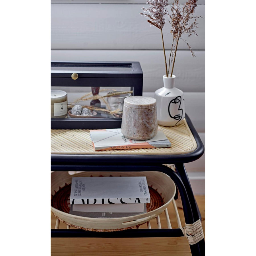 Loue Sofabord - Sort Rattan