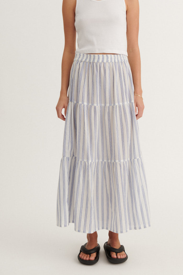 Ada Skirt True navy/Whisper white