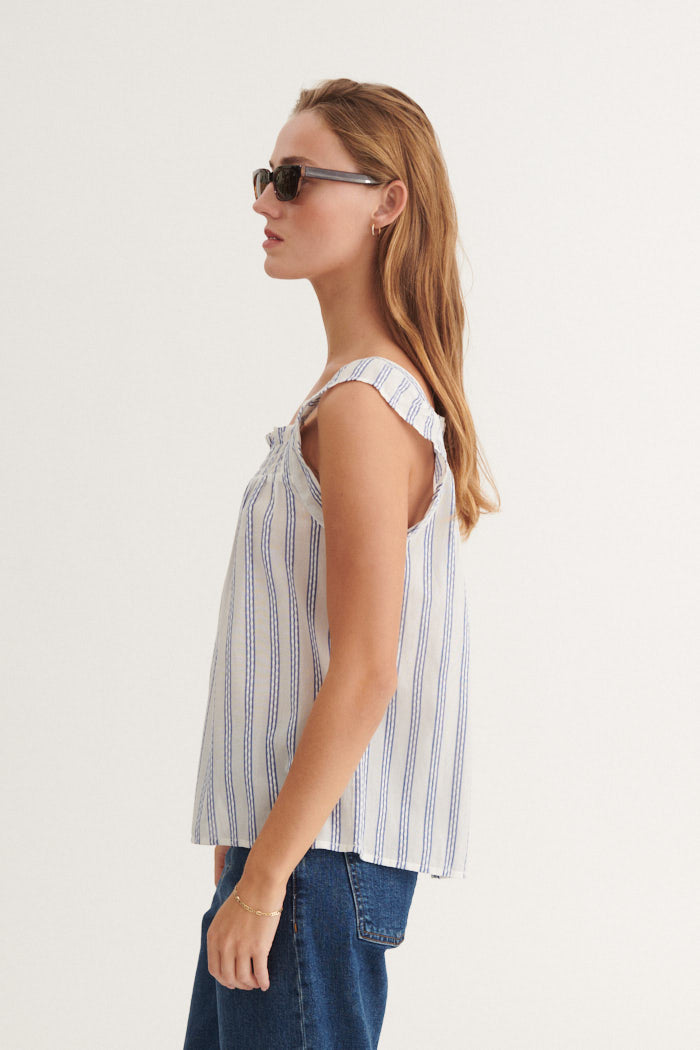 Ada Top True navy/Whisper white