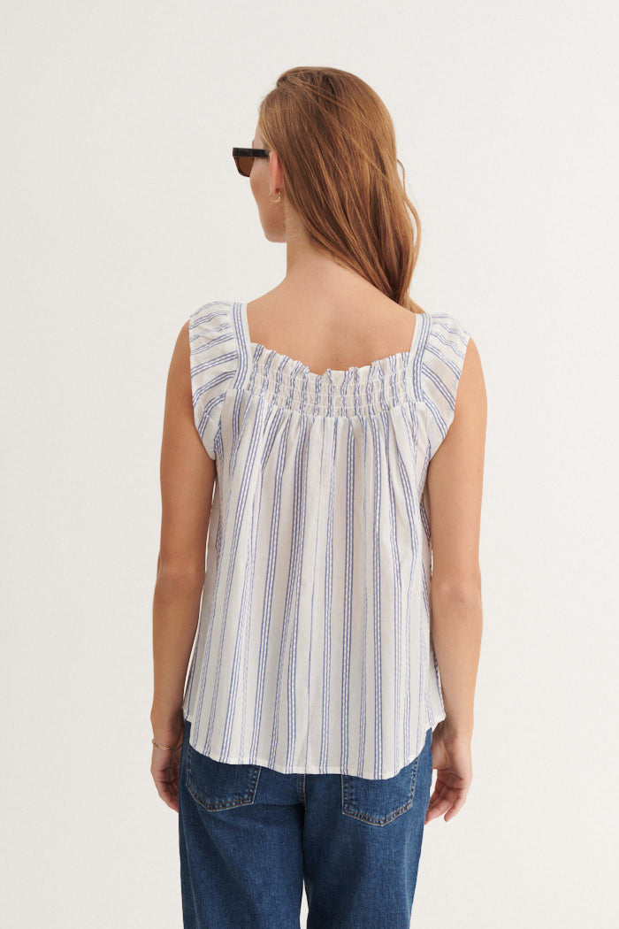 Ada Top True navy/Whisper white