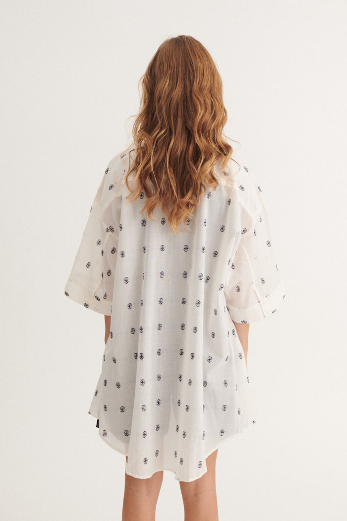 Ada 3/4 Sl. shirt whisper white/sky captian
