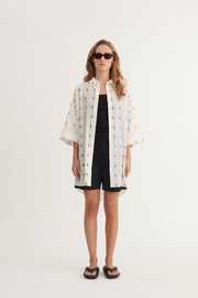 Ada 3/4 Sl. shirt whisper white/sky captian