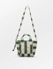 Stripie Canvas Gabby Taske - Banana Palm Green
