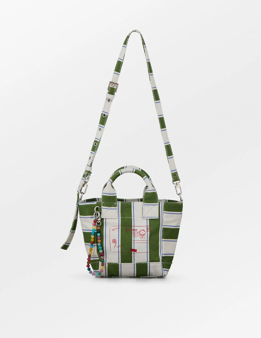 Stripie Canvas Gabby Taske - Banana Palm Green