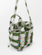 Stripie Canvas Gabby Taske - Banana Palm Green