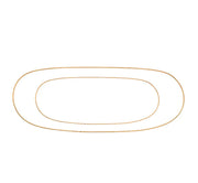 Golden - Ovale Ringe  - 2 størrelser