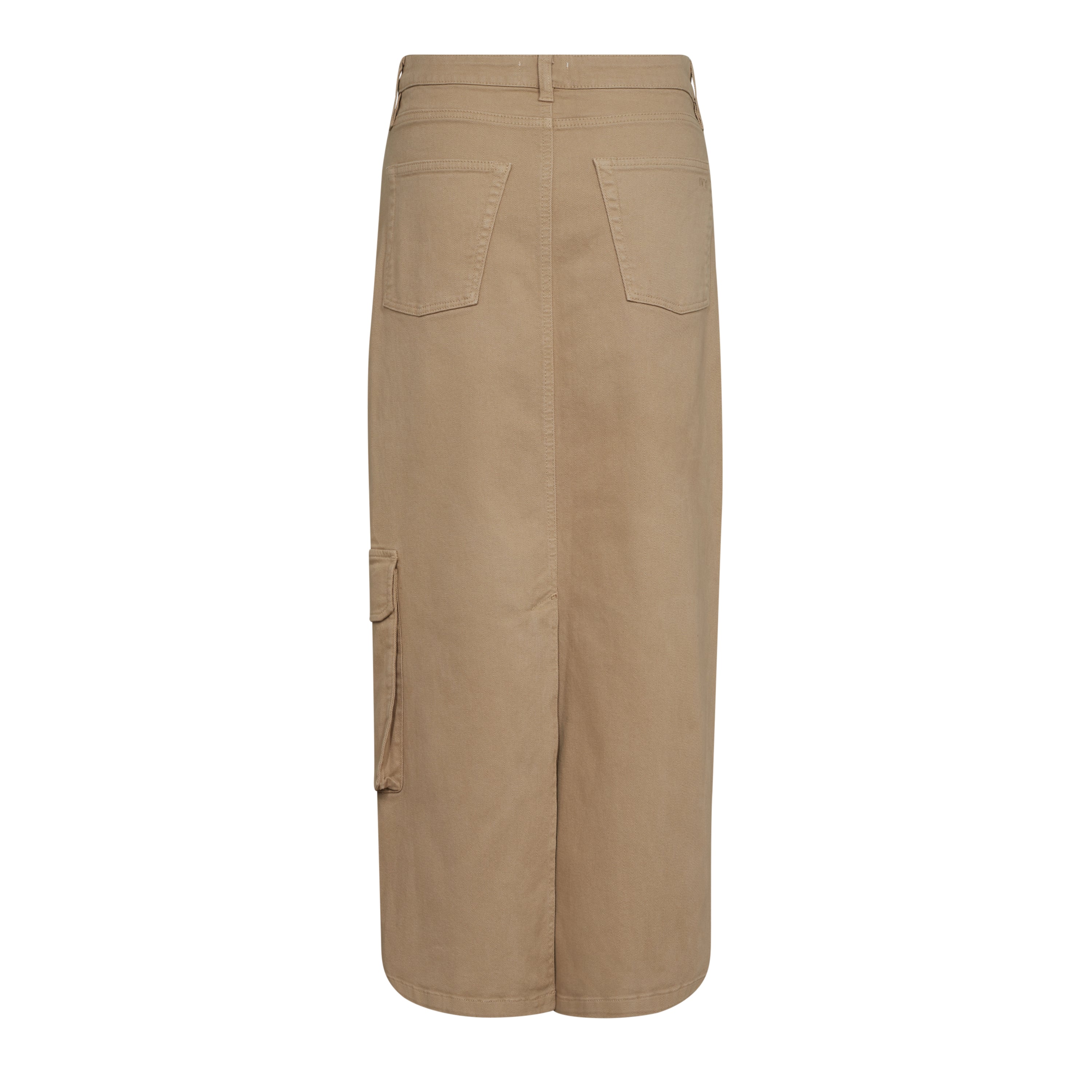 Augusta Utility Maxi Nederdel - Khaki Twill