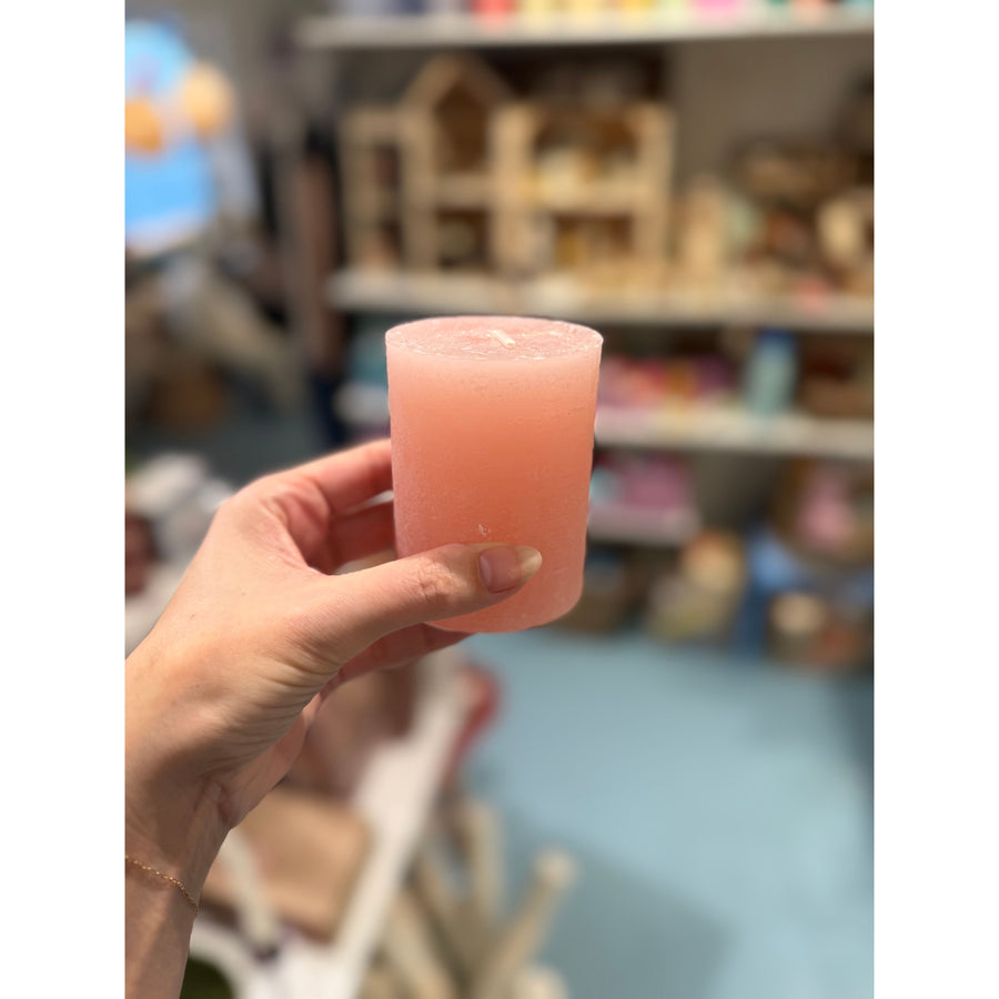 Rustikke Stearinlys - Blush - H9cm