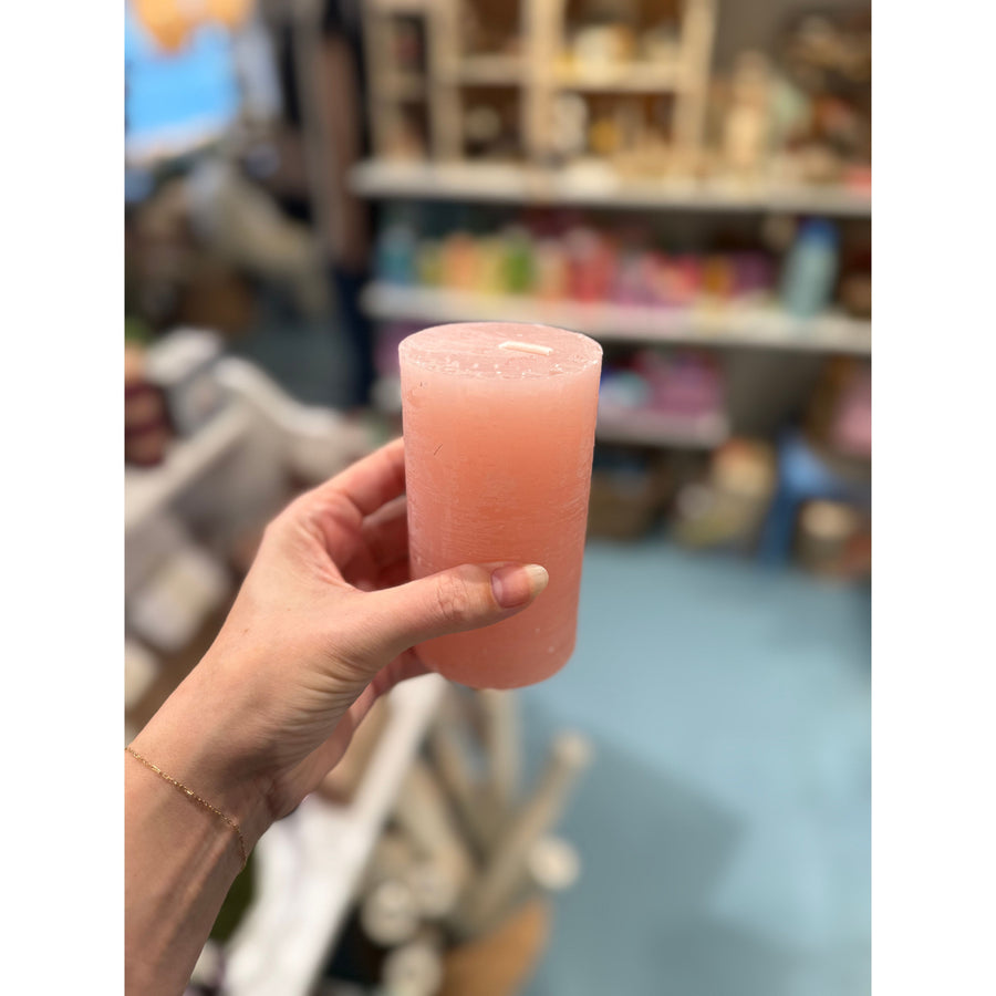 Rustikke Stearinlys - Blush - H12cm