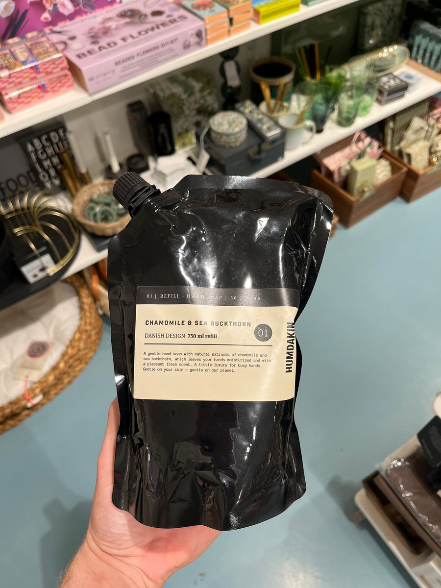 Humdakin Håndsæbe 01 - Kamille og Havtorn REFILL 750ML