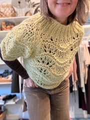 Esma Striktrøje - Kort ærme - Gul