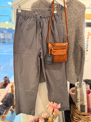 Astrid  bomulds buks - Metal grey