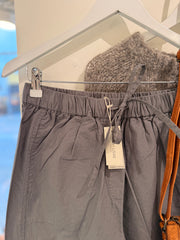 Astrid  bomulds buks - Metal grey