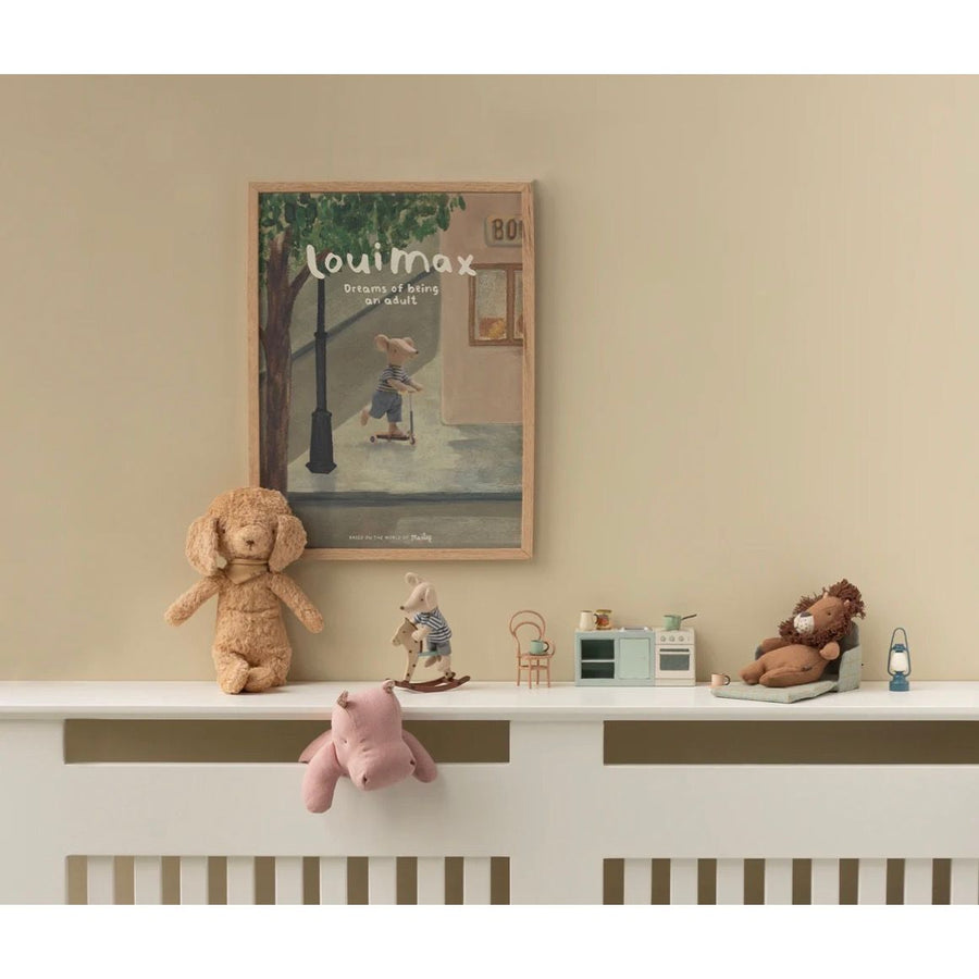 Safari friends, Flodhest, Lille - Rosa