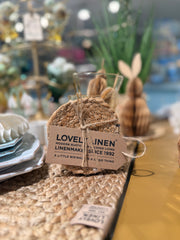 Coaster - Dia 10cm - 4 pak - Natural