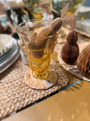 Coaster - Dia 10cm - 4 pak - Natural