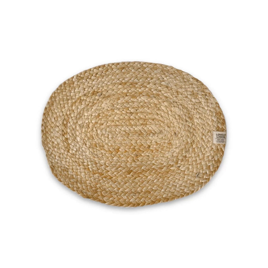 Dækkeserviet - Oval 35x45cm - Natural
