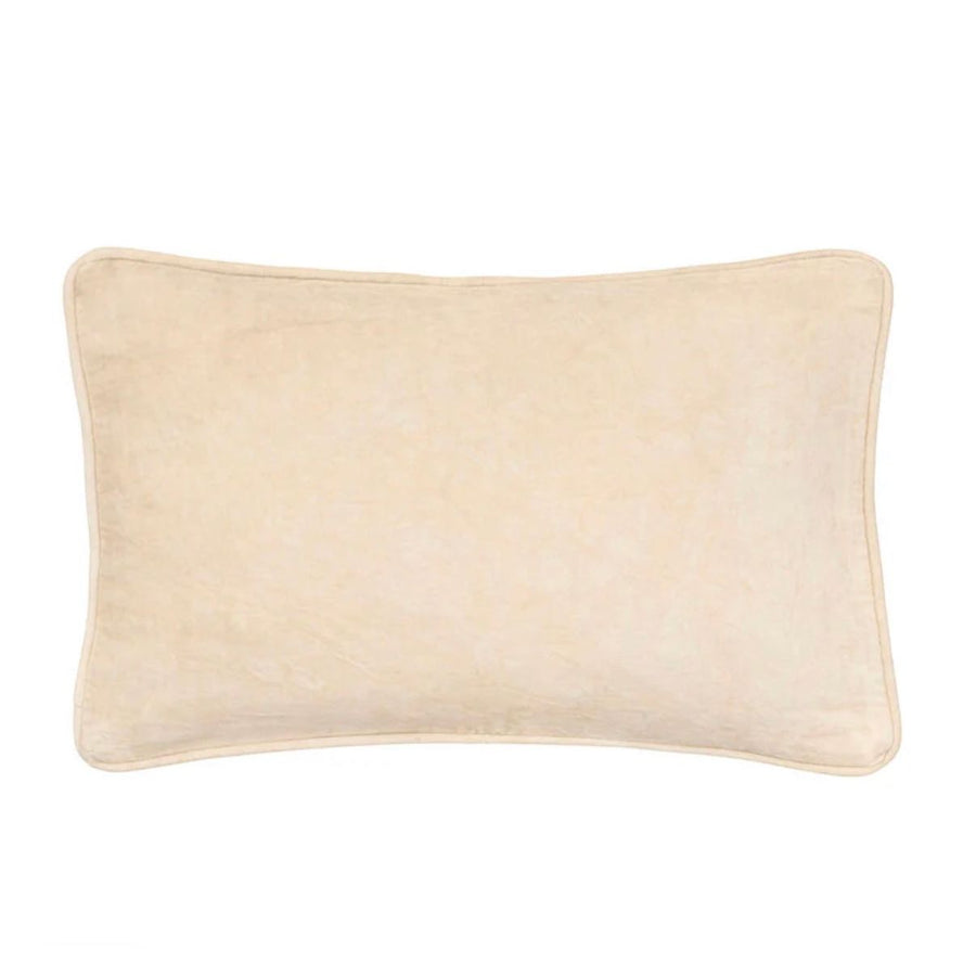 Velour Pudebetræk - Vanilla - 33x50cm