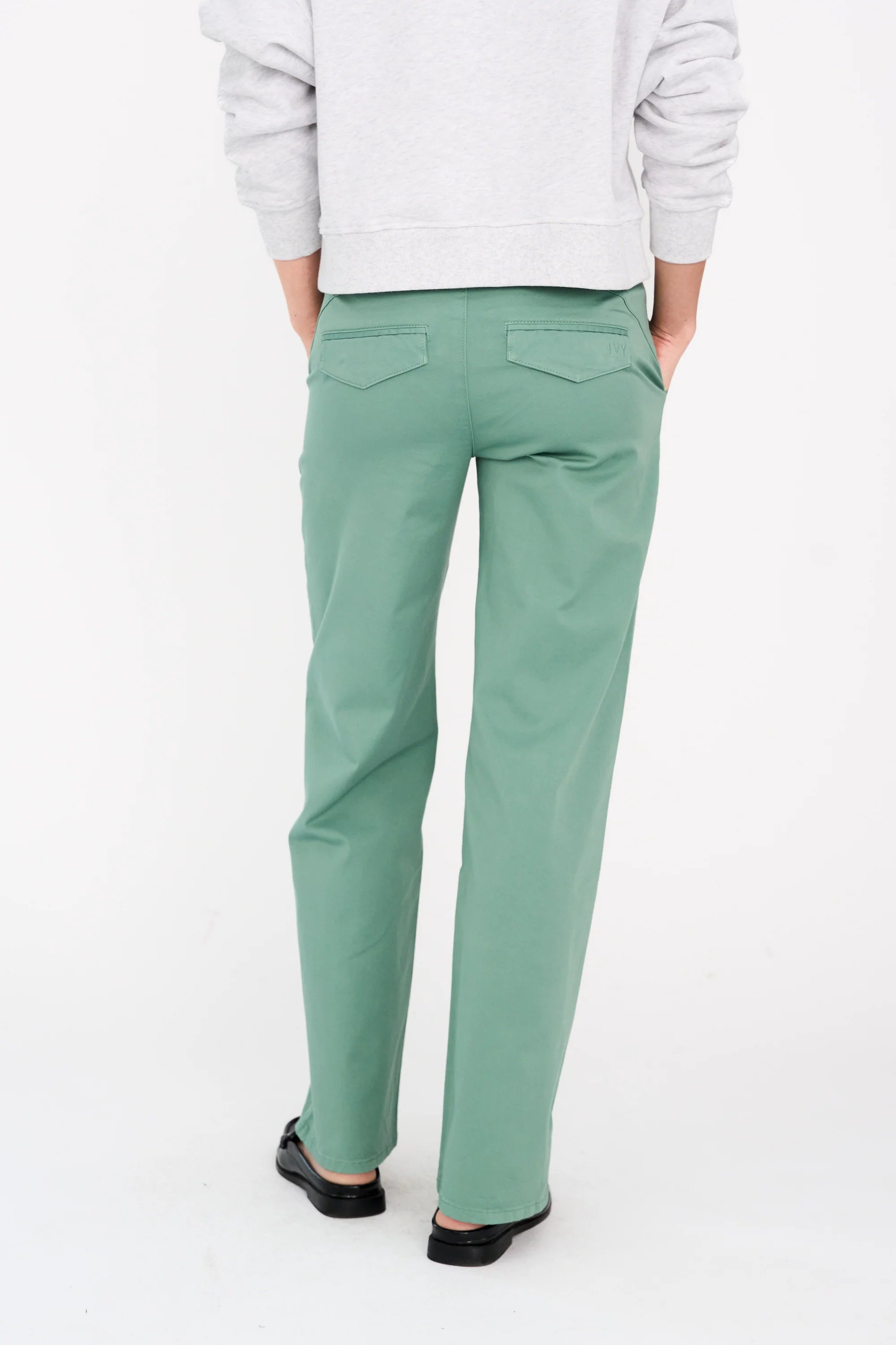 Chino wide pants - Khaki