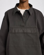Ingrid Twill Anorak - Black Ink
