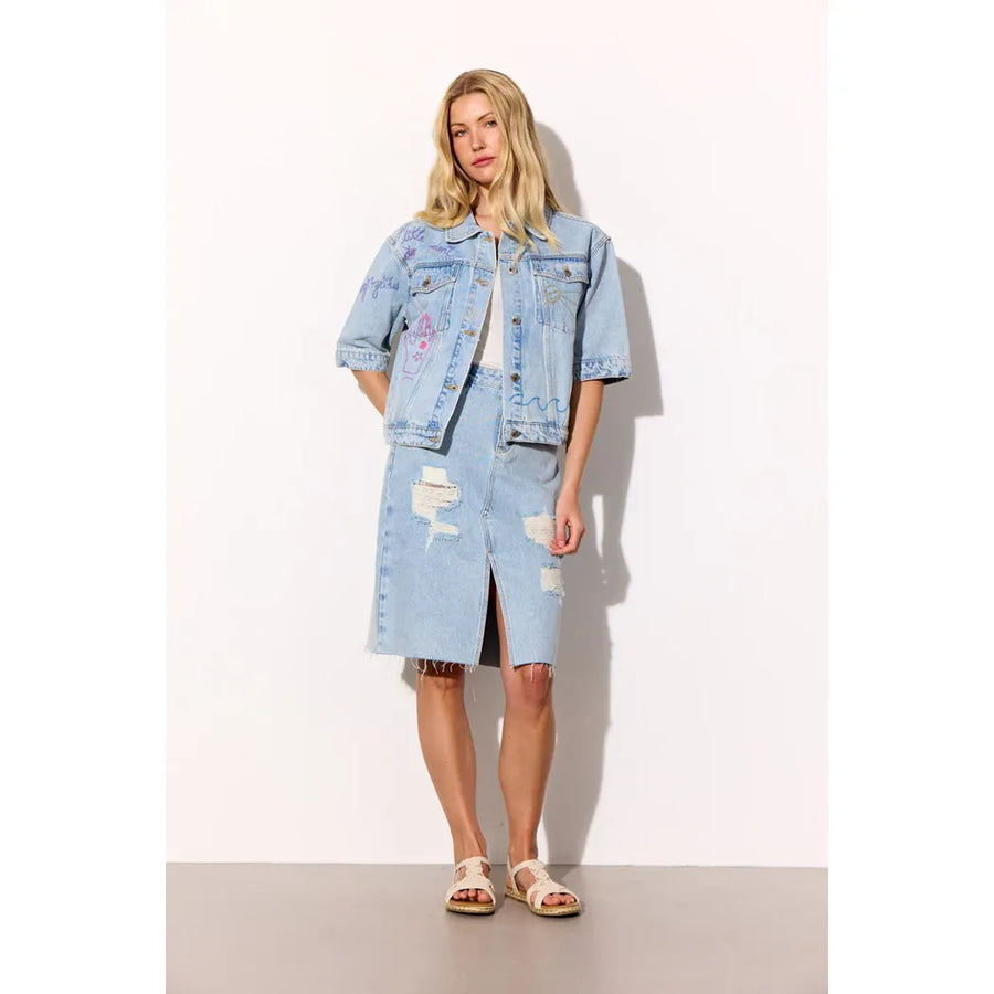 Kenna denim jakke