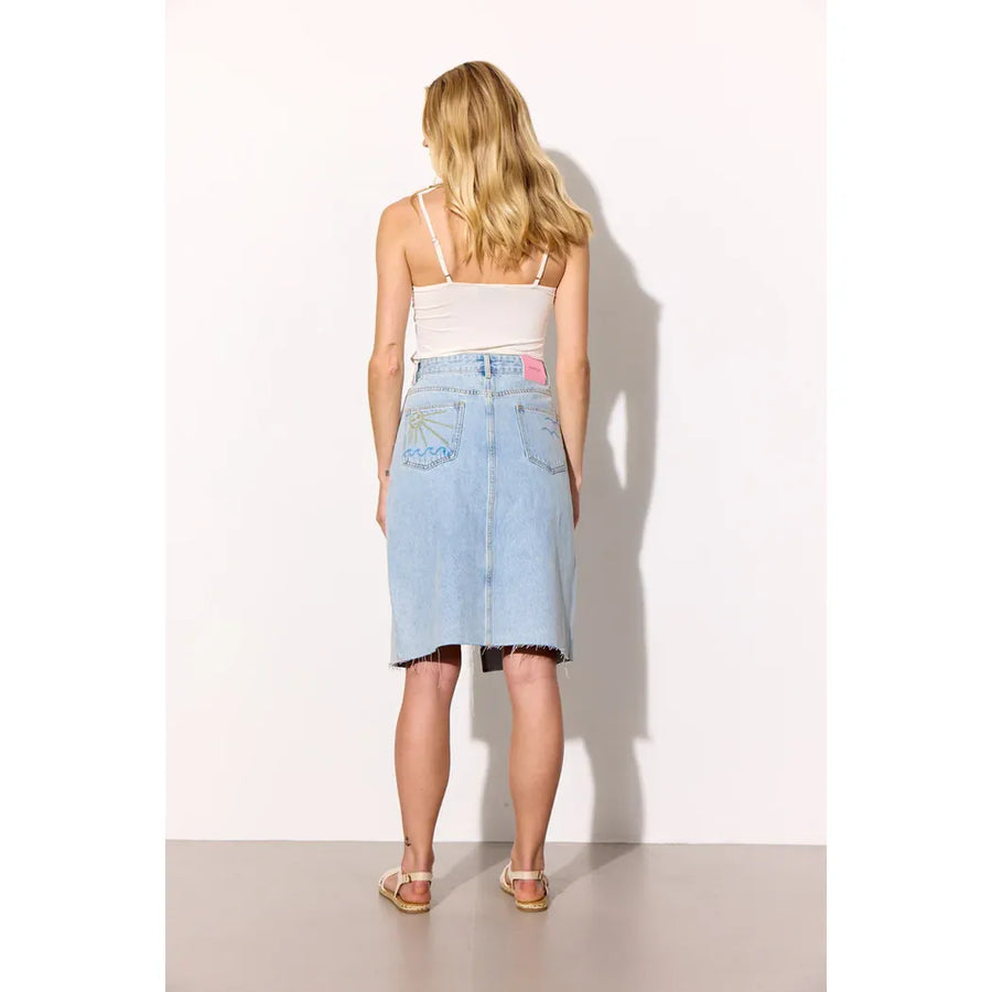 Kenna denim nederdel