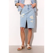 Kenna denim nederdel