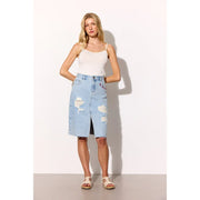 Kenna denim nederdel