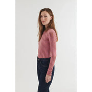 Ludmilla LS Tee - Cashmere rose / nuthatch