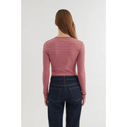 Ludmilla LS Tee - Cashmere rose / nuthatch