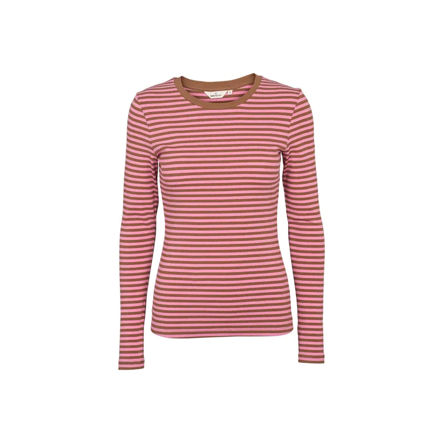 Ludmilla LS Tee - Cashmere rose / nuthatch