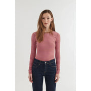 Ludmilla LS Tee - Cashmere rose / nuthatch