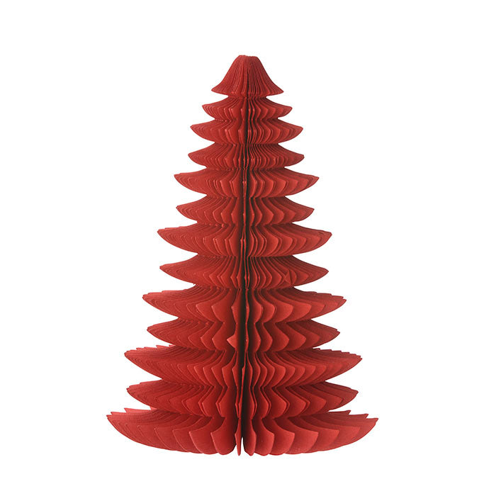 Bungalow Wispwood Ruby papirjuletræ 18 cm