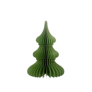 Papir Juletræ - Honeycomb Noble 20cm - Forest