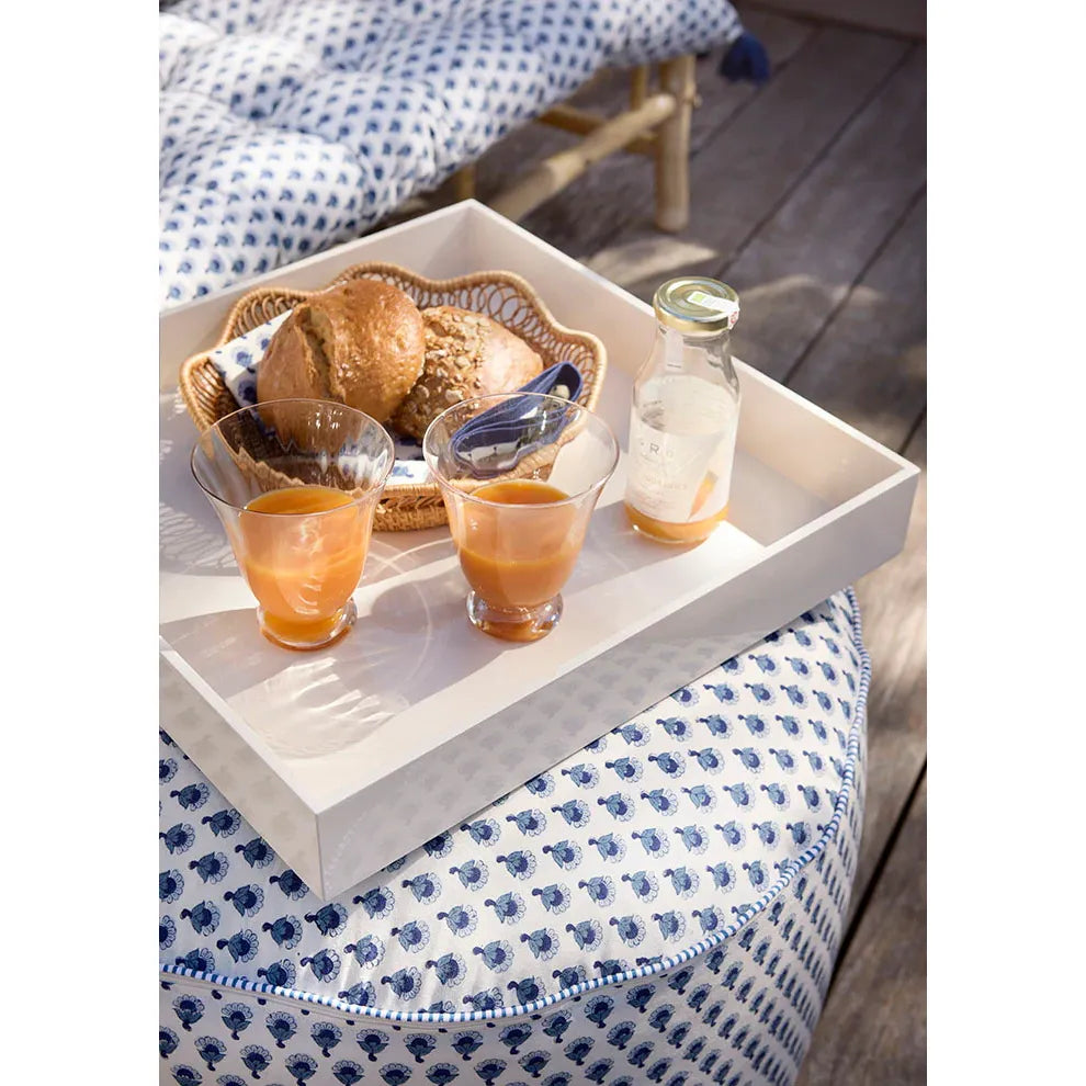 Bungalow Puf 30x55cm Asha Indigo