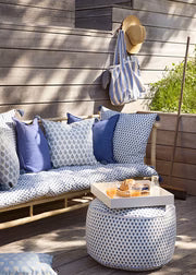 Bungalow Puf 30x55cm Asha Indigo