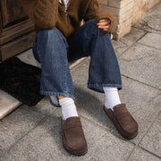 Petra Loafers m. åben hæl - Brun mocka