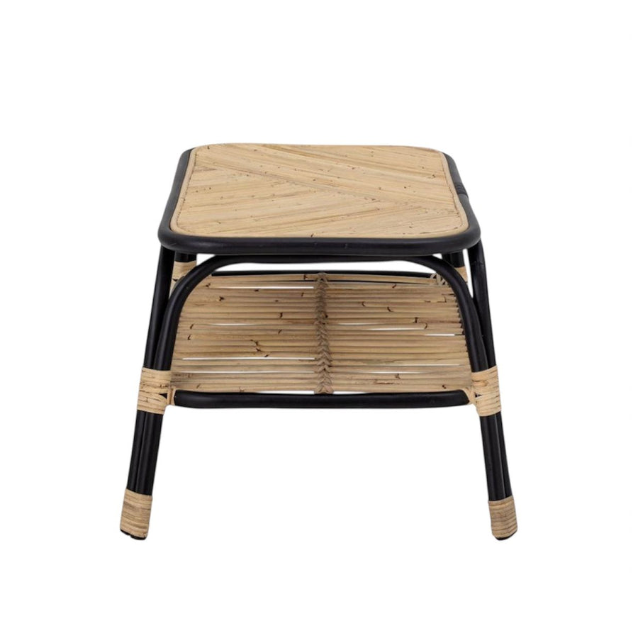 Loue Sofabord - Sort Rattan