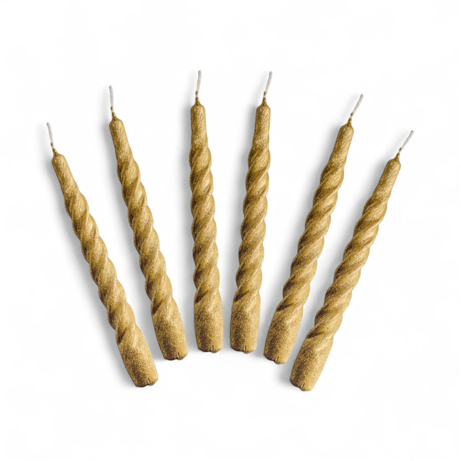 Twisted Lys - brushed-Gold - 1 stk