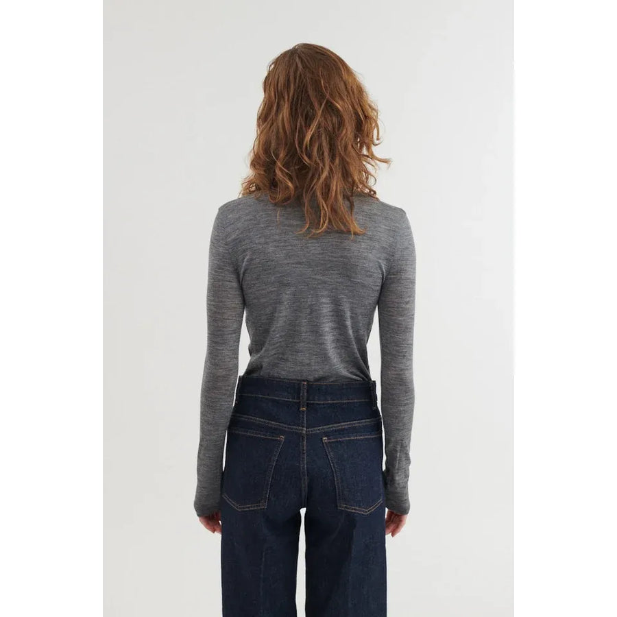Rinja LS Tee - Grey Mel