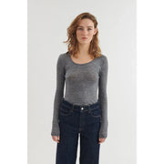 Rinja LS Tee - Grey Mel